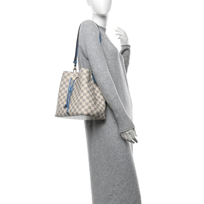 Louis Vuitton Damier Azur Neonoe MM Bleuet 2 of 10
