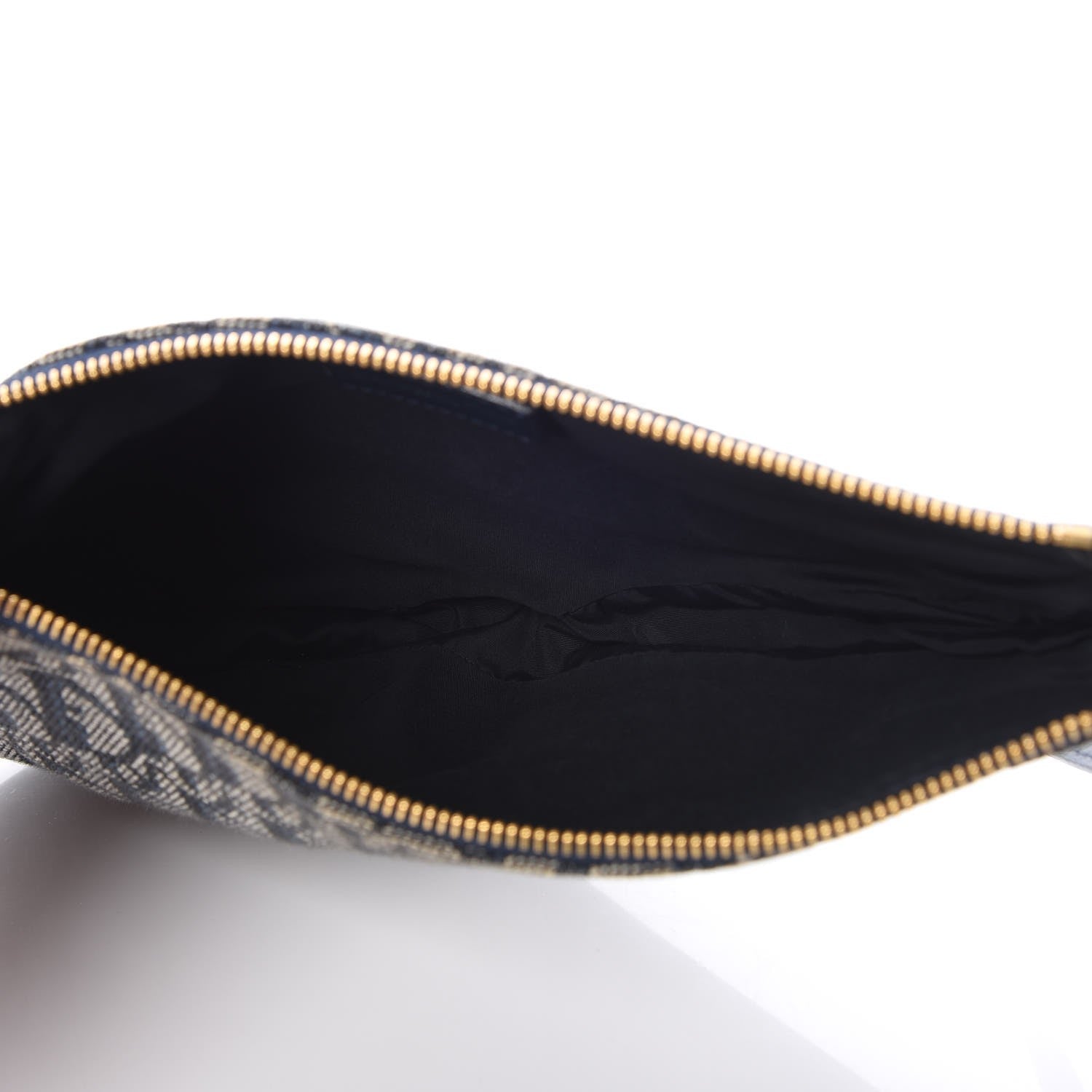 Christian Dior Monogram Mini Saddle Pochette Navy 5 of 8