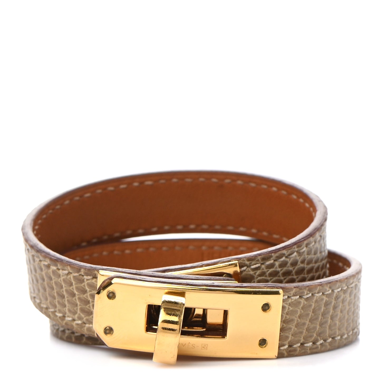 Lizard Kelly Double Tour Bracelet XS Ficelle