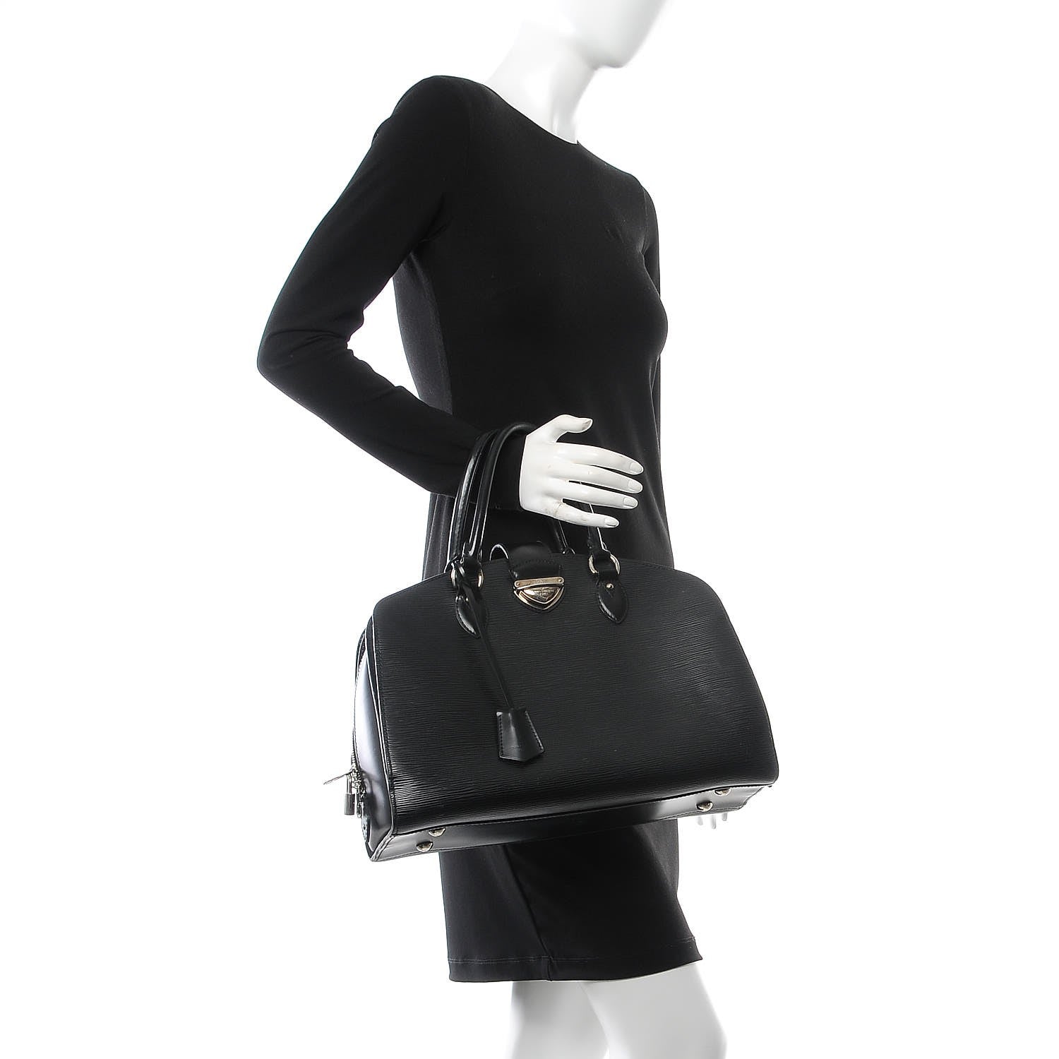 Louis Vuitton Epi Pont-Neuf GM Black 2 of 12