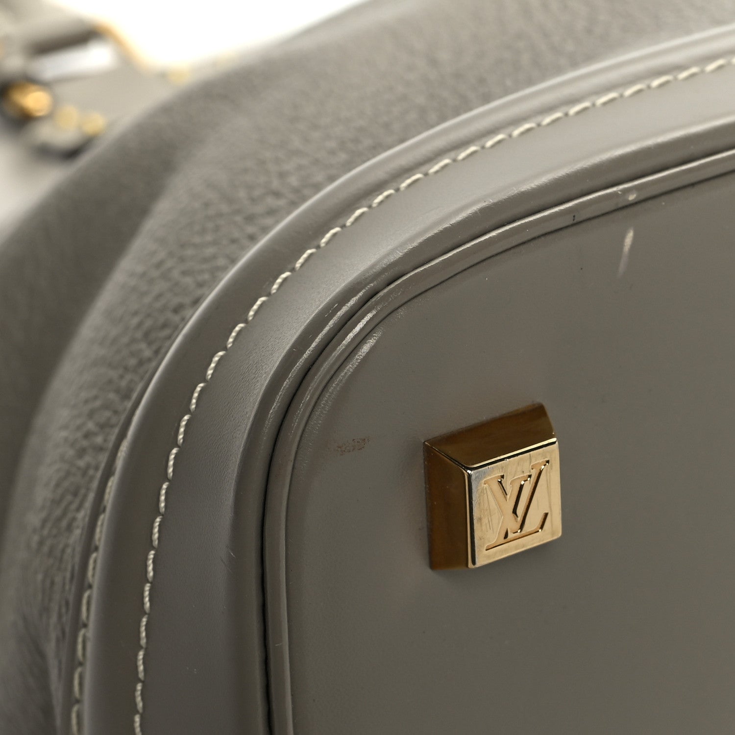 Louis Vuitton Suhali Lockit MM Greige 8 of 17