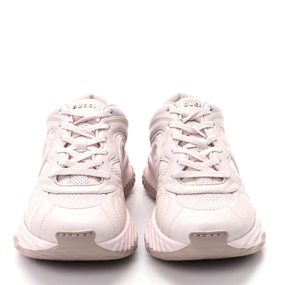 Gucci Calfskin Interlocking G Ripple Womens Platform Sneakers 39 Light Pink 2 of 10
