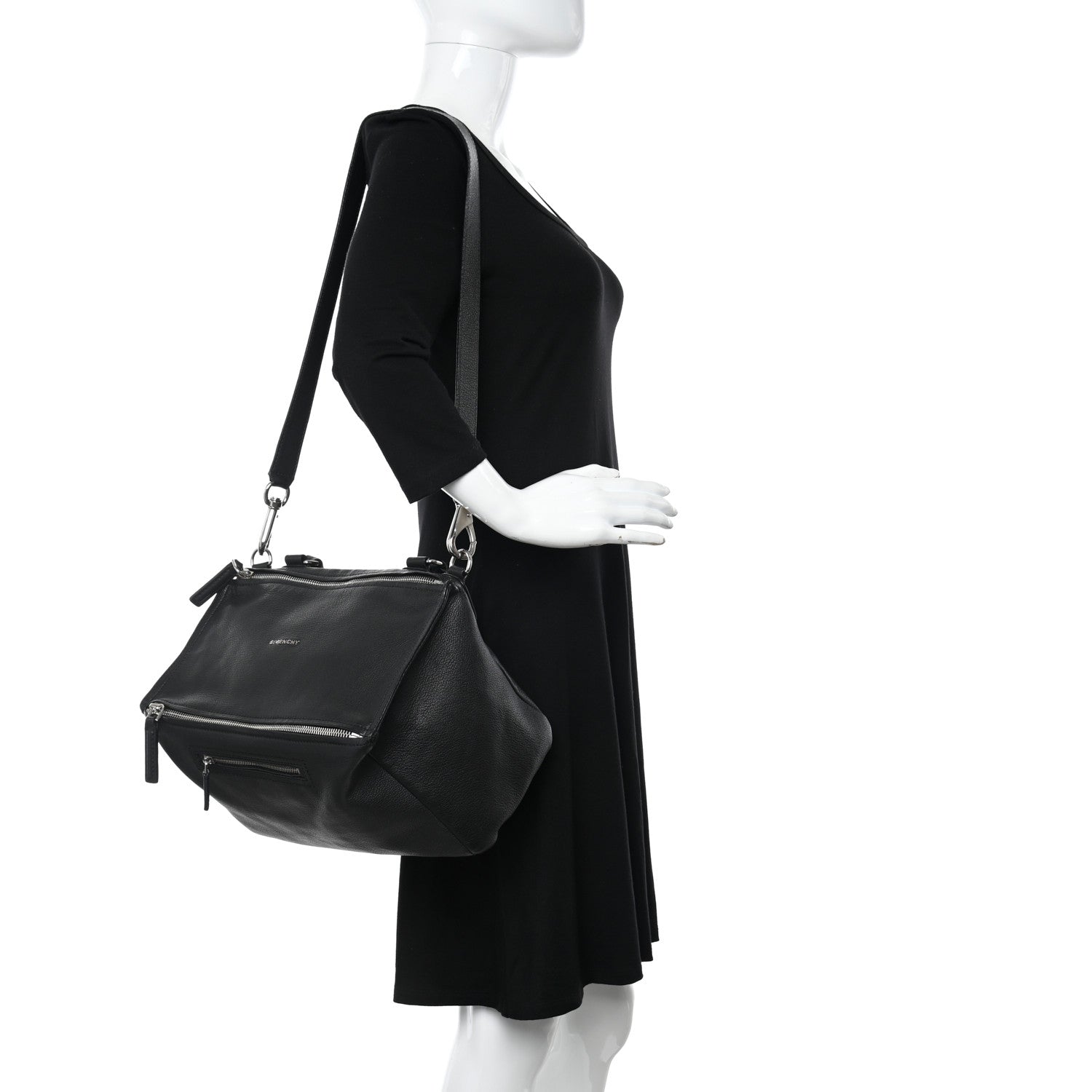 Givenchy Sugar Goatskin Medium Pandora Black 2 of 12