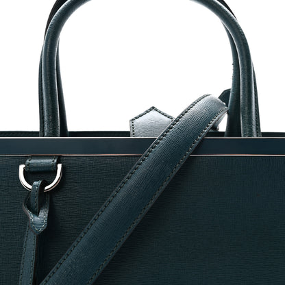 Fendi Vitello Elite Regular 2Jours Tote Oceano 8 of 10
