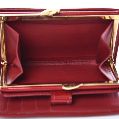 Louis Vuitton Vernis French Purse Wallet Pomme d'Amour 6 of 9