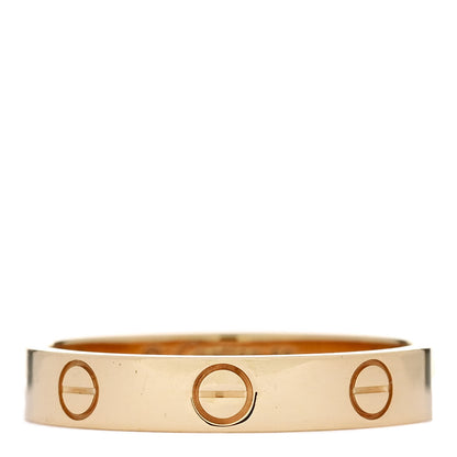 Cartier 18K Yellow Gold 3.5mm LOVE Wedding Band Ring 56 7.5 1 of 4