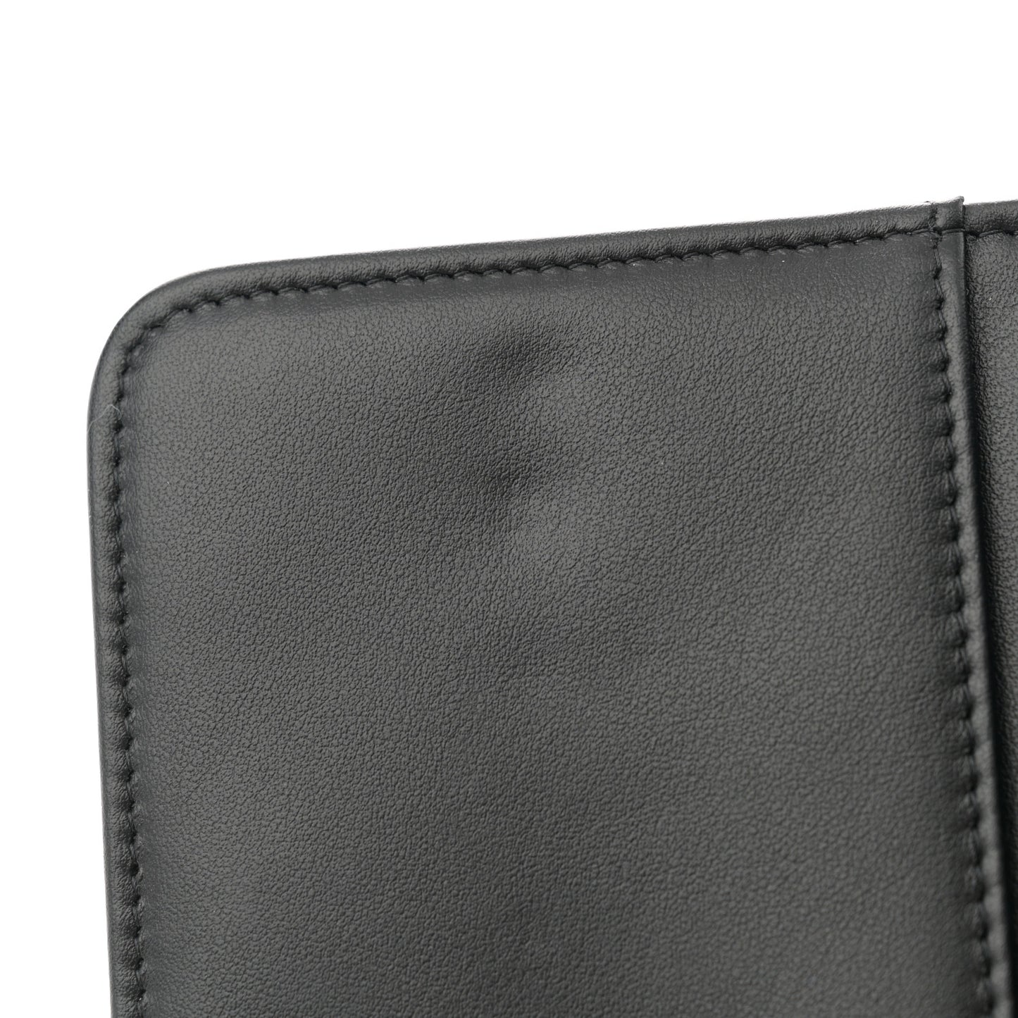 Caviar Quilted Boy Wallet On Chain WOC Black