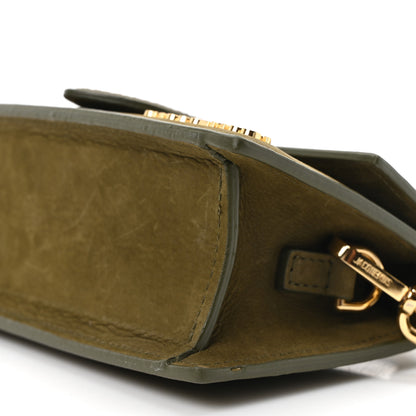 Jacquemus Suede Calfskin Le Bambino Dark Khaki 10 of 10
