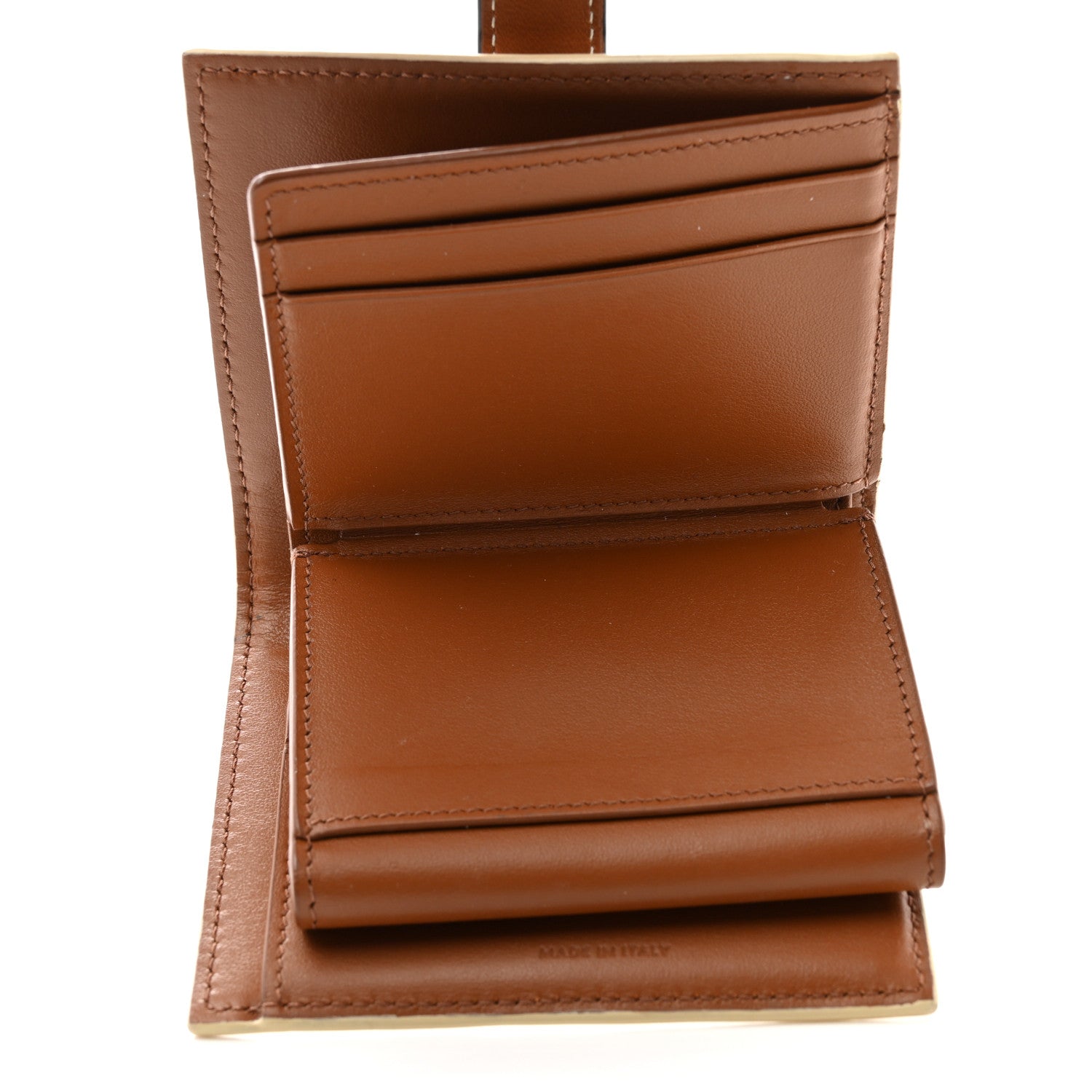 Celine Canvas Triomphe Small Strap Wallet White 5 of 11