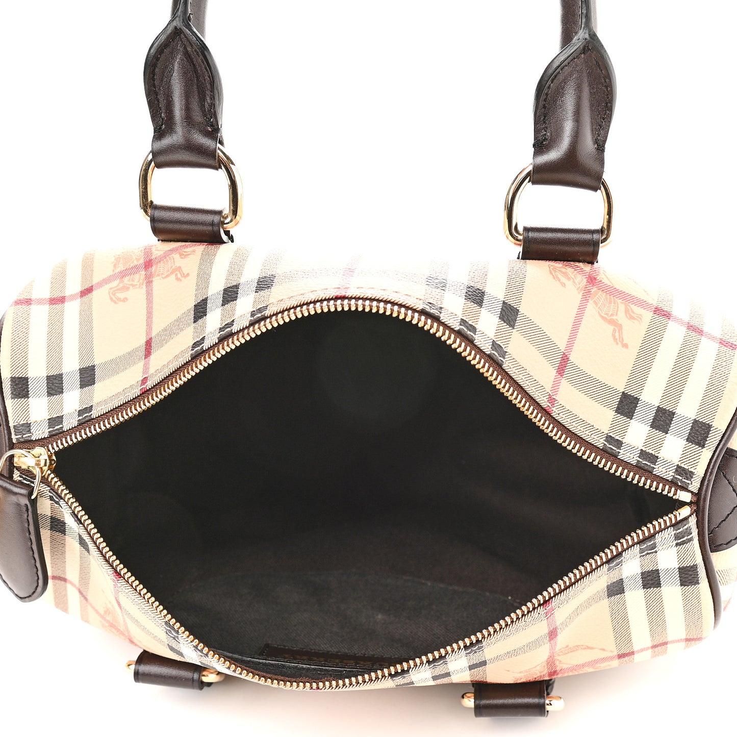 Haymarket Check Small Chester Bowling Bag Chocolate