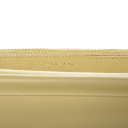 Chanel Lambskin Quilted Wallet on Chain WOC Yellow 16 of 19