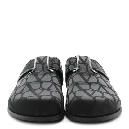 Valentino Garavani Jacquard Iconographe Vlogo Mules 41 Black 3 of 10