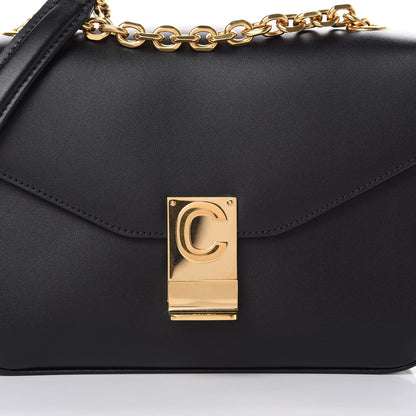 Celine Shiny Calfskin Medium C Bag Black 7 of 9