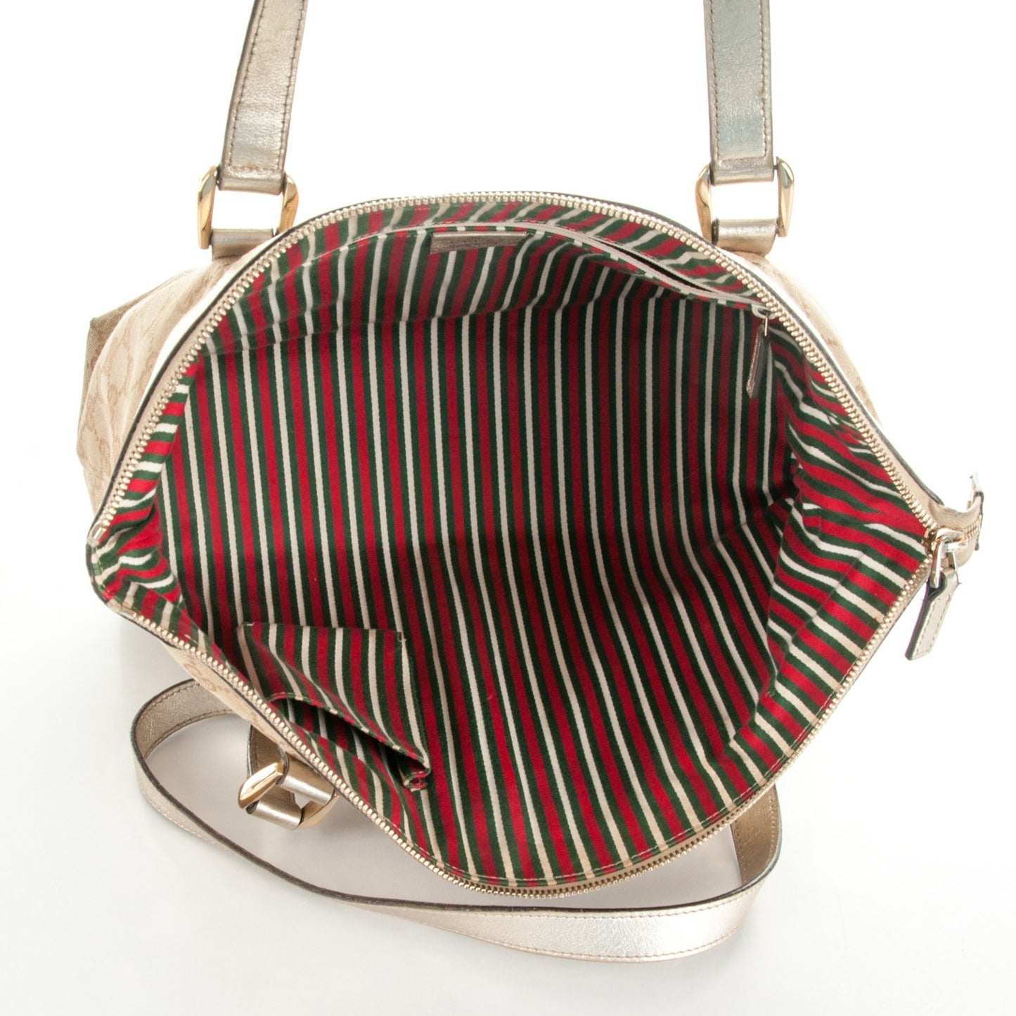 Monogram Medium Abbey Tote Gold