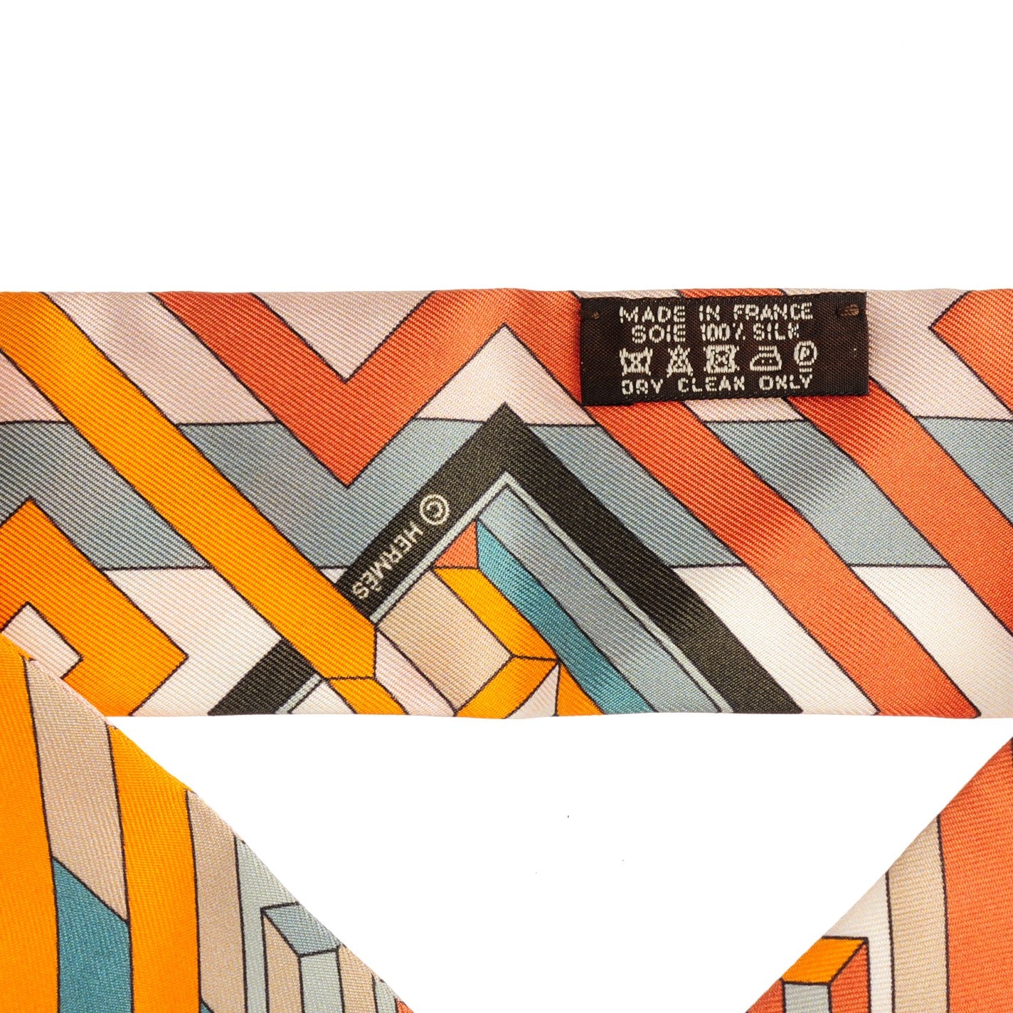 Hermes Silk Le Fil d'Ariane Twilly Jaune Doré Vert Rouge Clair 3 of 5
