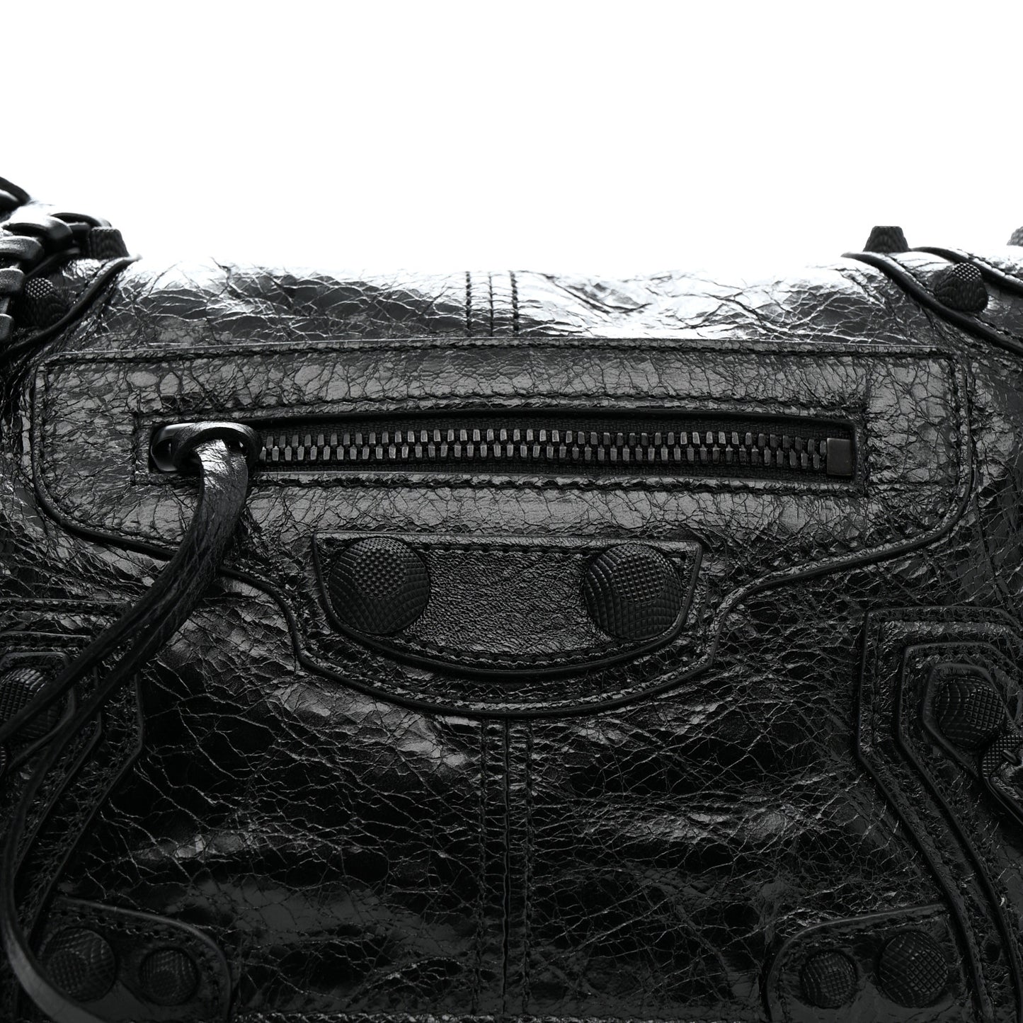 Agneau Arena XS Le Cagole Flap Bag Black