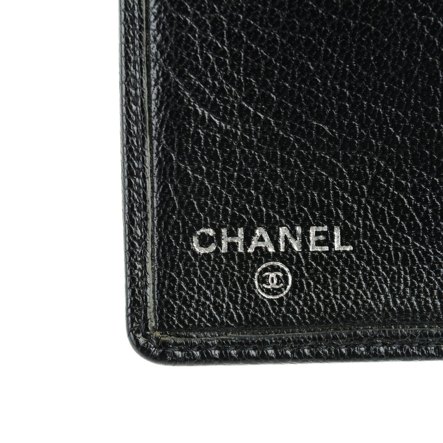 Chanel Goatskin CC Yen Wallet Black 6 of 8