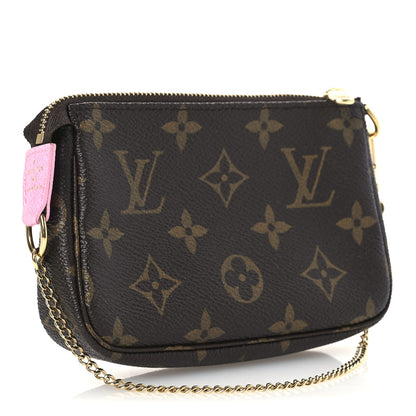 Louis Vuitton Monogram 2022 Christmas Animation Paris Mini Pochette Accessories Pink 3 of 13