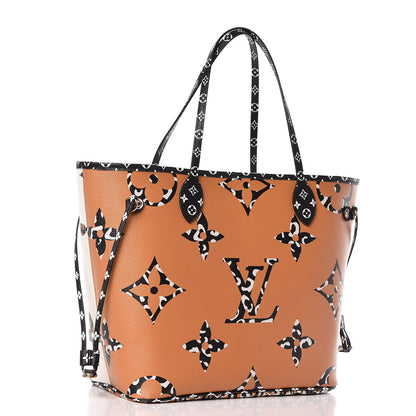 Louis Vuitton Monogram Giant Jungle Neverfull MM Ivory 4 of 10