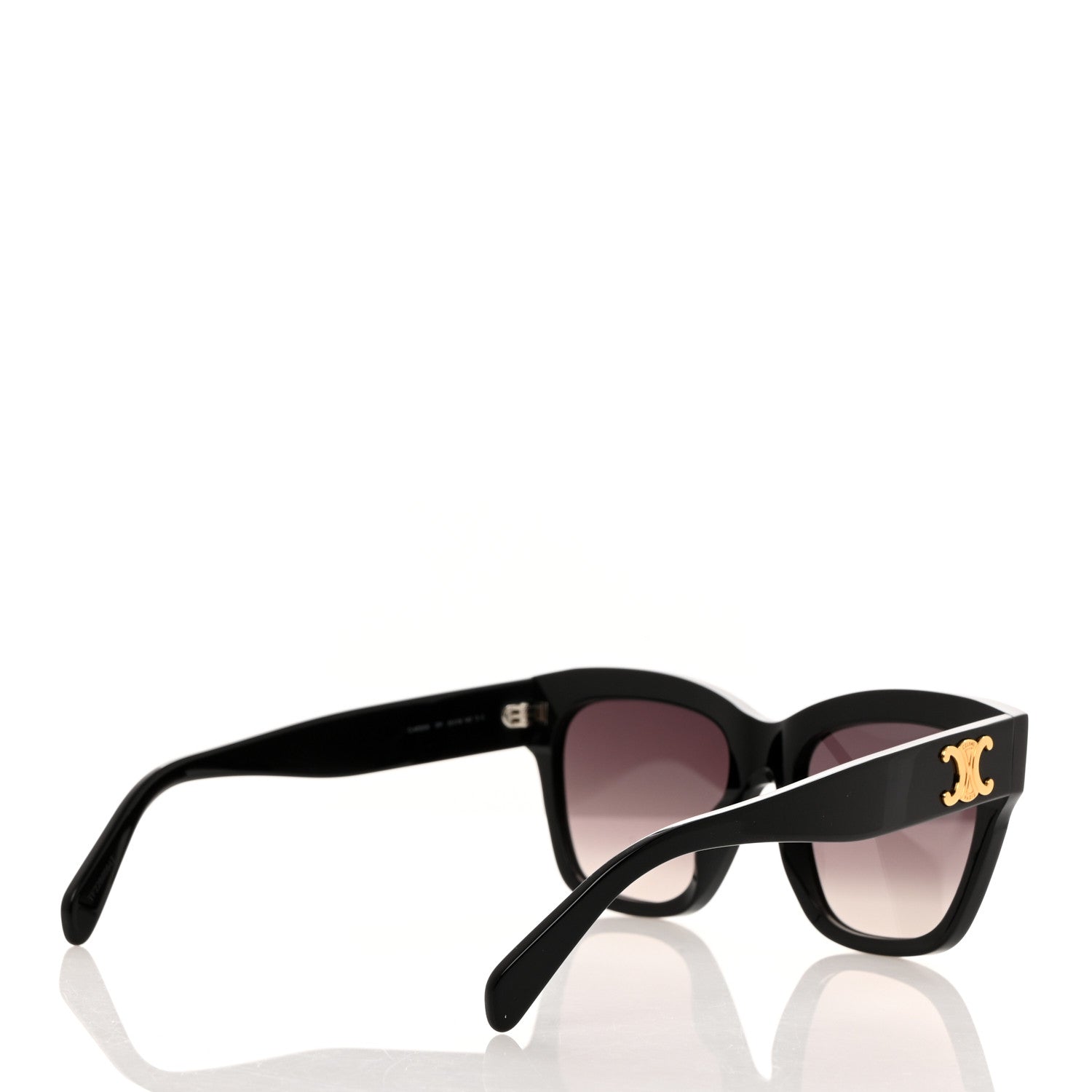 Celine Acetate Triomphe Sunglasses CL 40253I Black 4 of 7