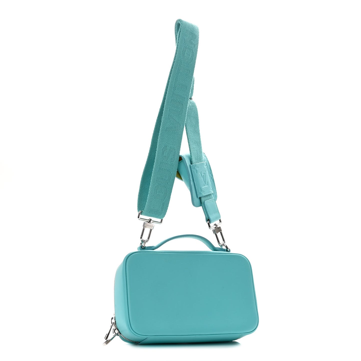 Calfskin Embossed Monogram Vuittamins Utility Crossbody Menthe Jaune