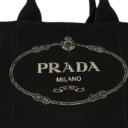 Prada Canapa Logo Tote Black 6 of 8
