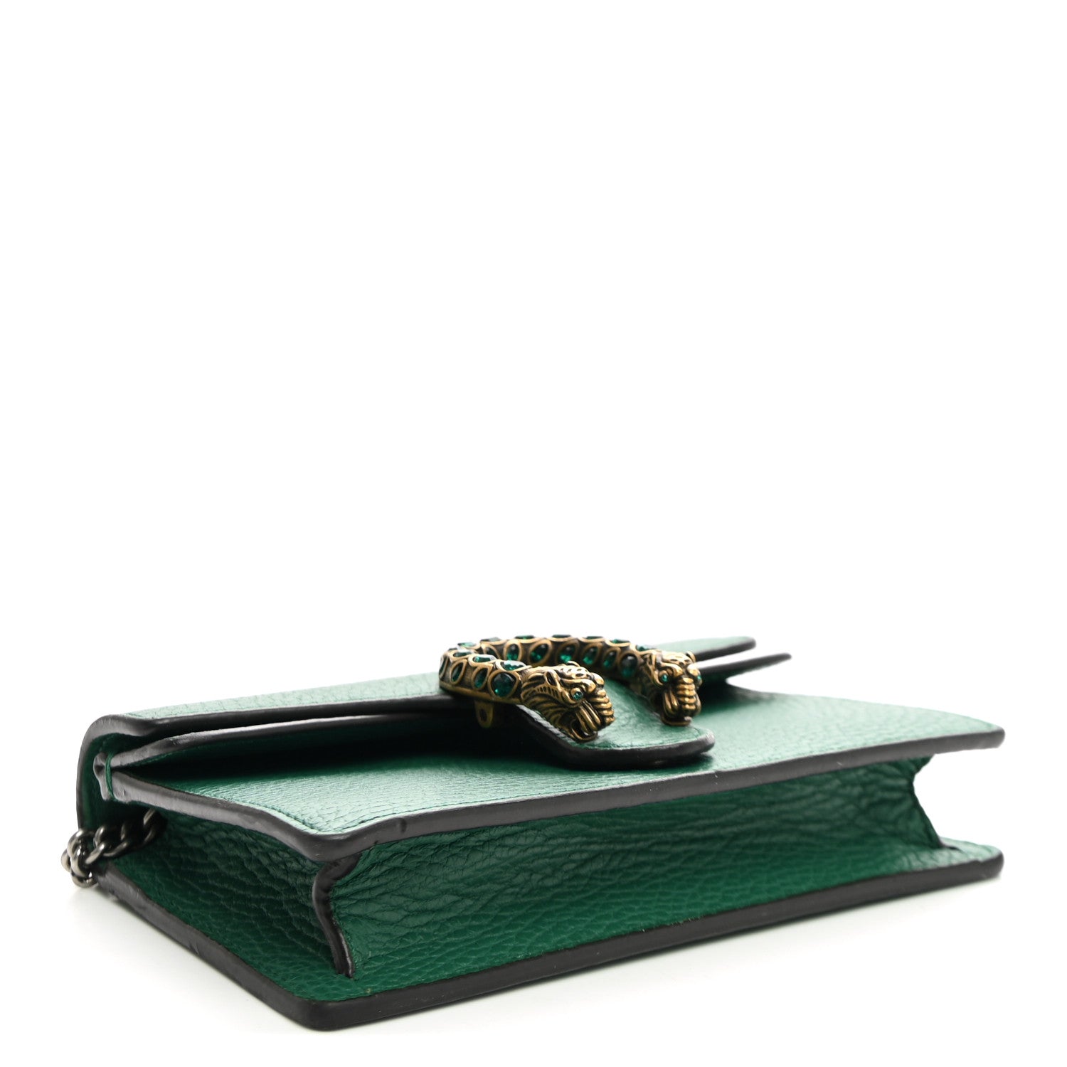 Gucci Calfskin Super Mini Dionysus Shoulder Bag Emerald 4 of 9