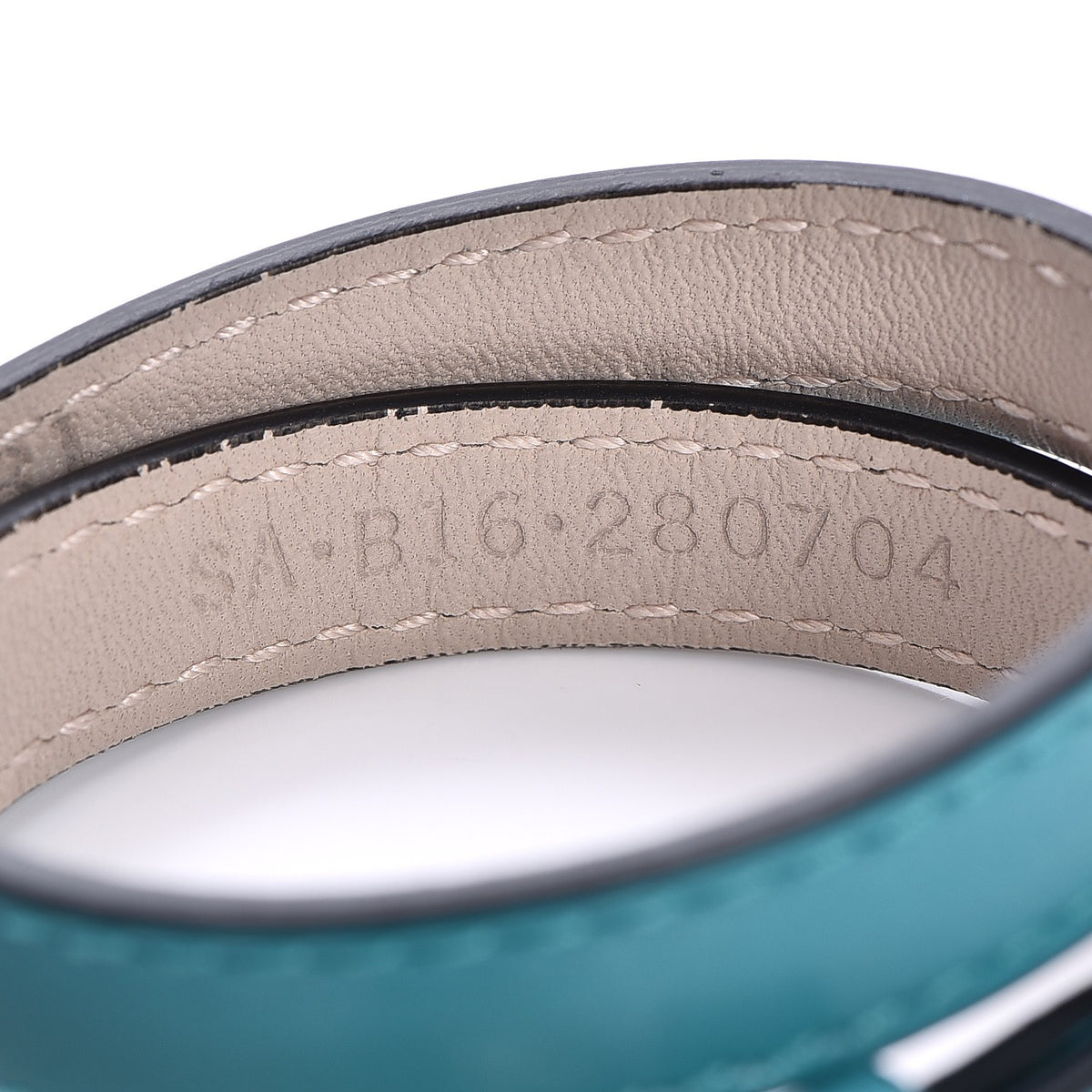 Bulgari Calfskin Serpenti Forever Muli-coiled Bracelet S Aquarelle Turquoise 5 of 8