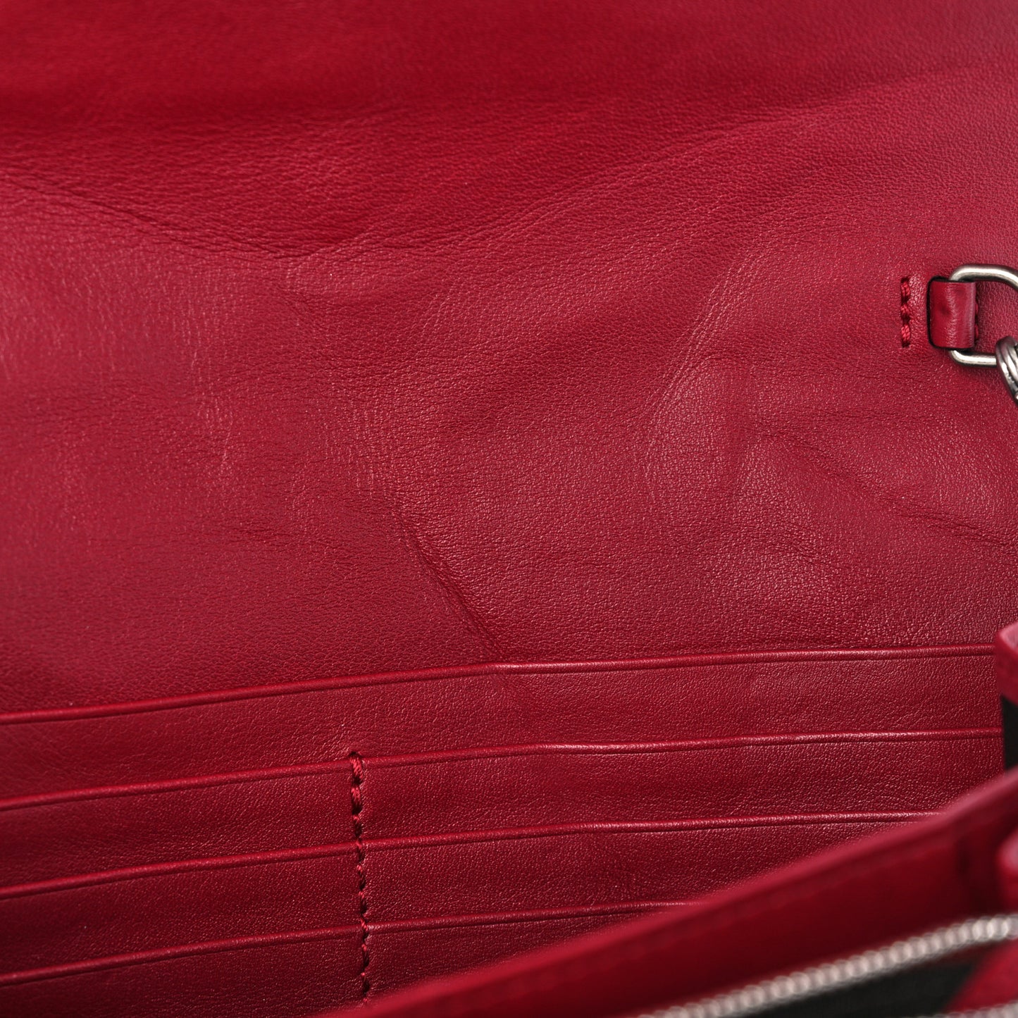 Velvet GG Monogram Mini Dionysus Chain Wallet Red Cipria