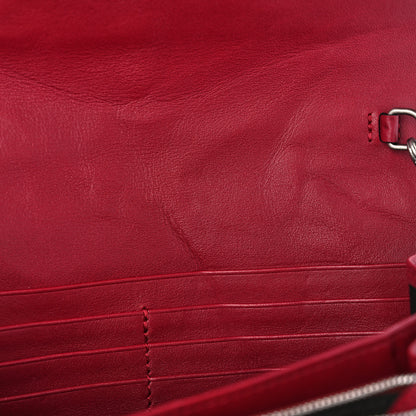 Gucci Velvet GG Monogram Mini Dionysus Chain Wallet Red Cipria 11 of 12