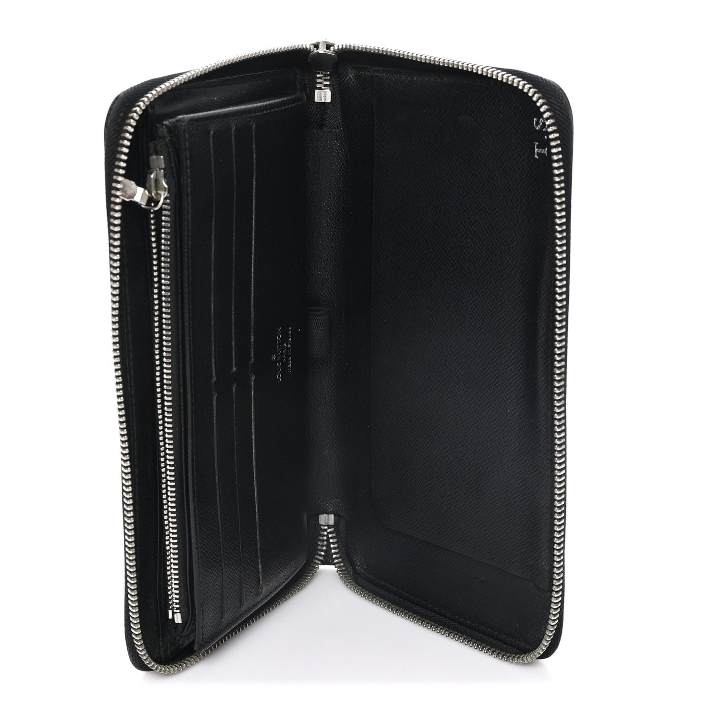 Epi Zippy Organizer Wallet Black