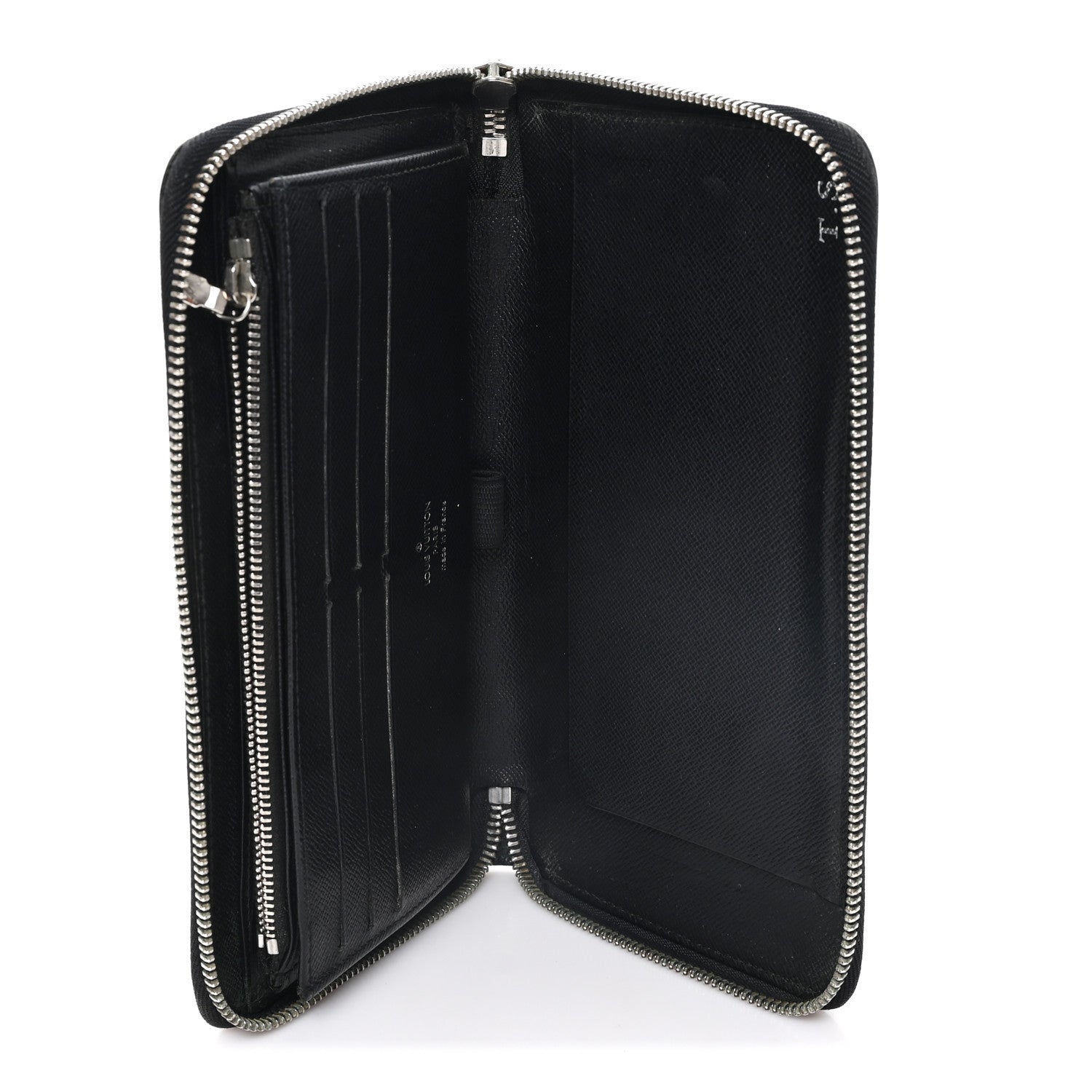 Louis Vuitton Epi Zippy Organizer Wallet Black 5 of 8