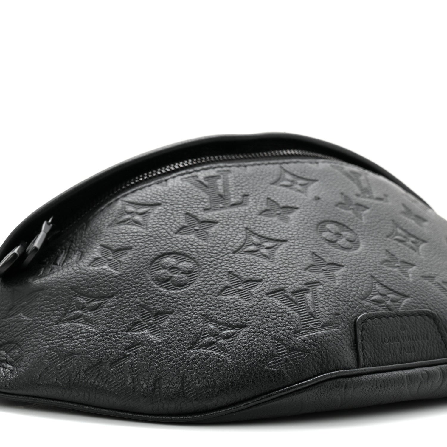 Louis Vuitton Calfskin Monogram Shadow Discovery Bumbag Black 8 of 10
