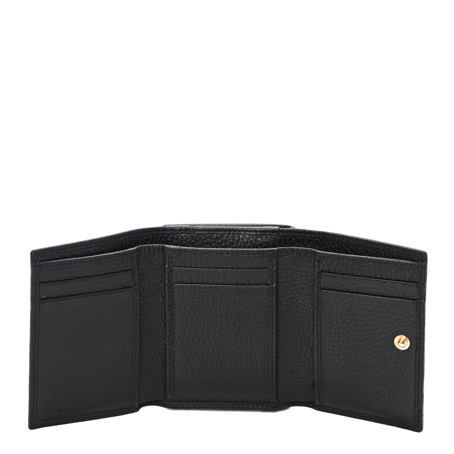 Gucci Dollar Calfskin GG Marmont Wallet Black 5 of 10