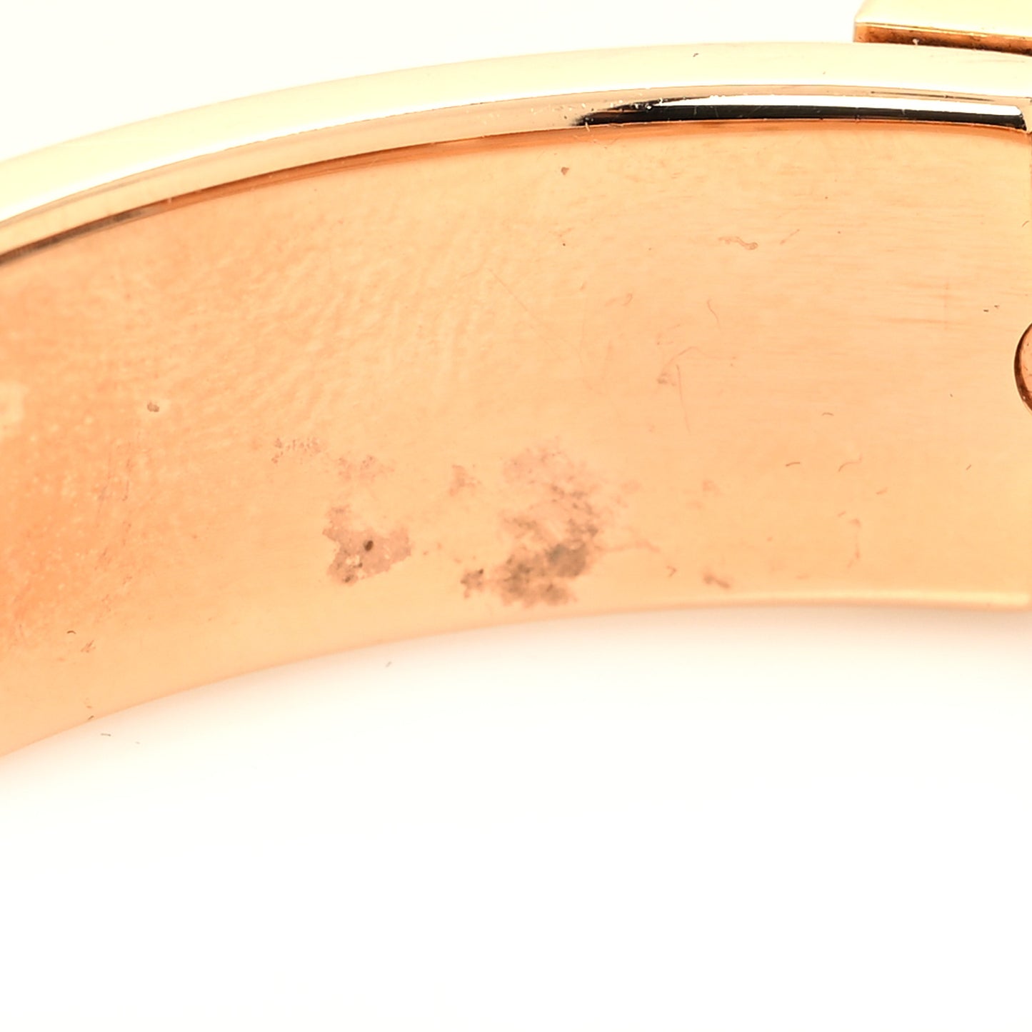 Enamel Narrow Clic Clac H Bracelet PM Black