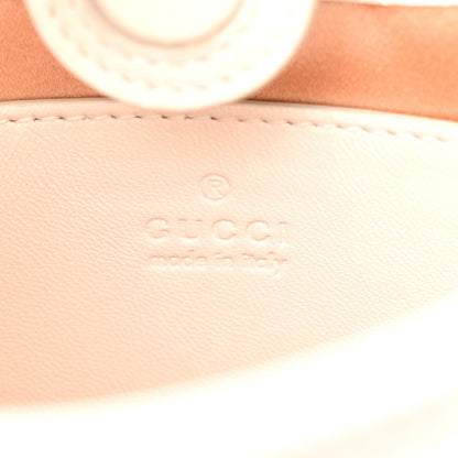 Gucci Calfskin Horsebit Slim Shoulder Bag White 6 of 13