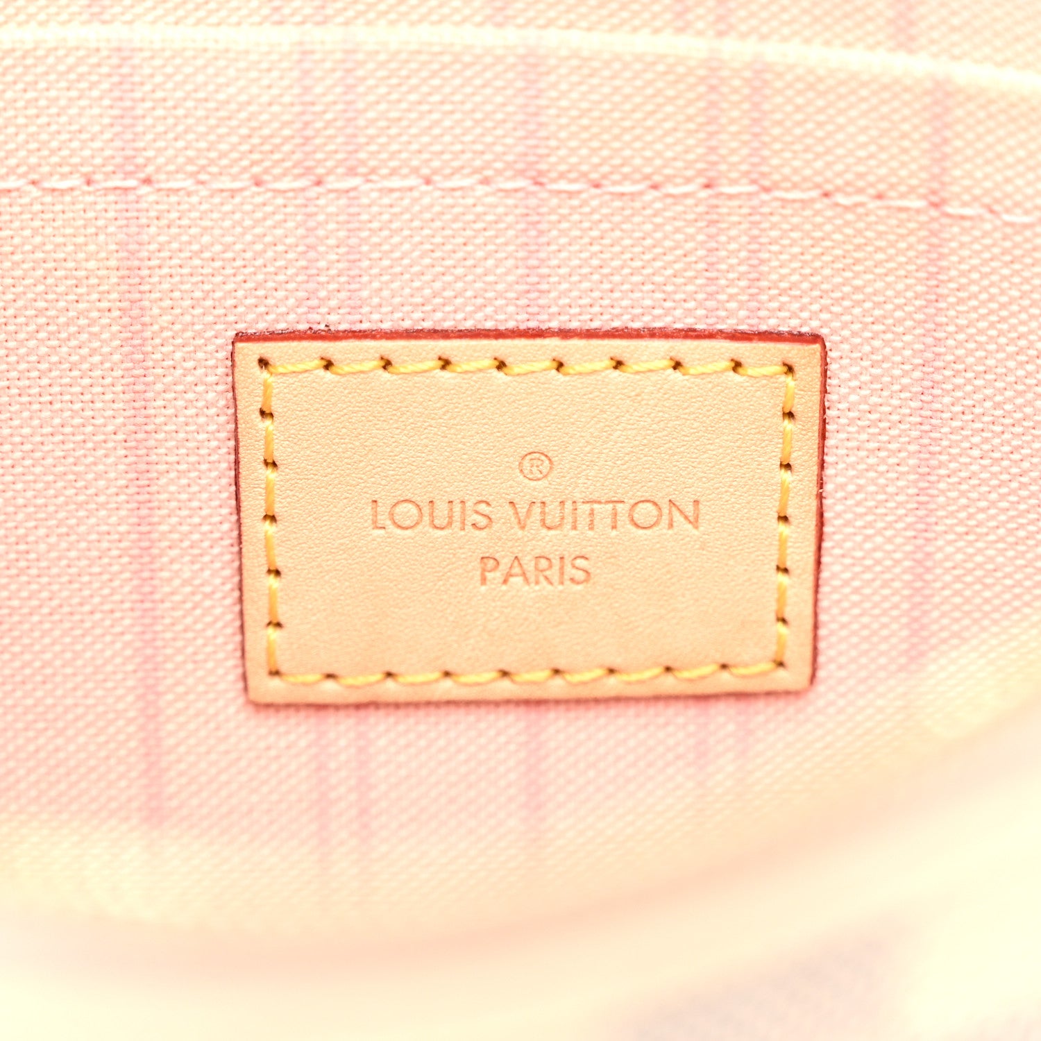 Louis Vuitton Damier Azur Neverfull MM GM Pochette Rose Ballerine 6 of 11