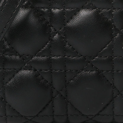 Christian Dior Lambskin Cannage Micro Lady Dior Black 9 of 12