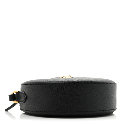 Versace Calfskin La Medusa Round Camera Bag Black 4 of 8