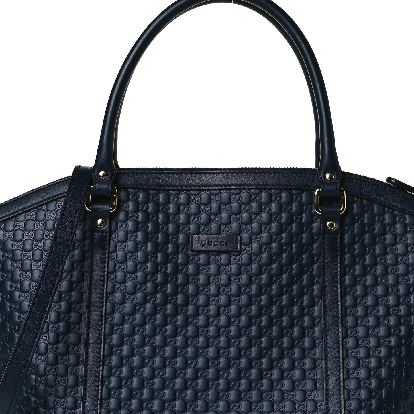 Soft Microguccissima Dome Satchel Navy