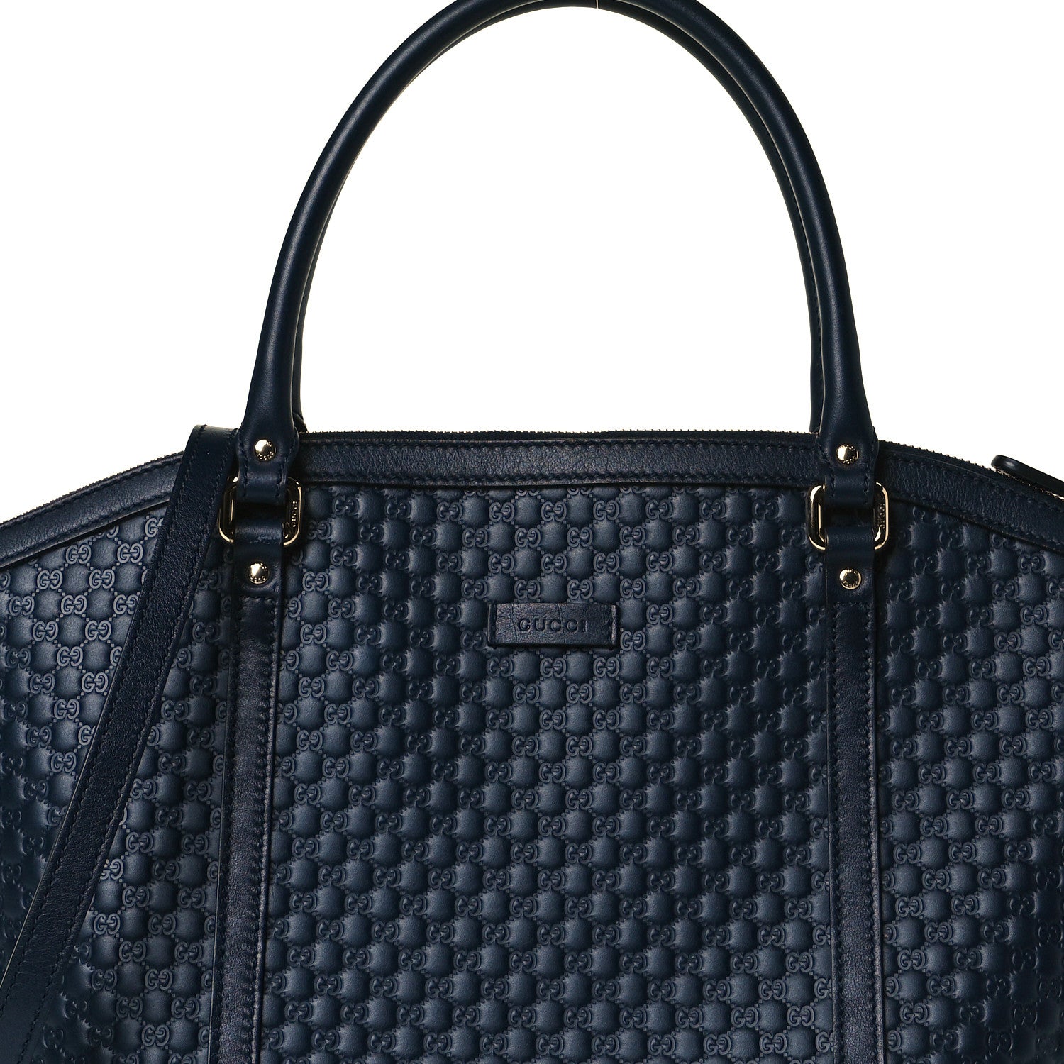Gucci Soft Microguccissima Dome Satchel Navy 7 of 8