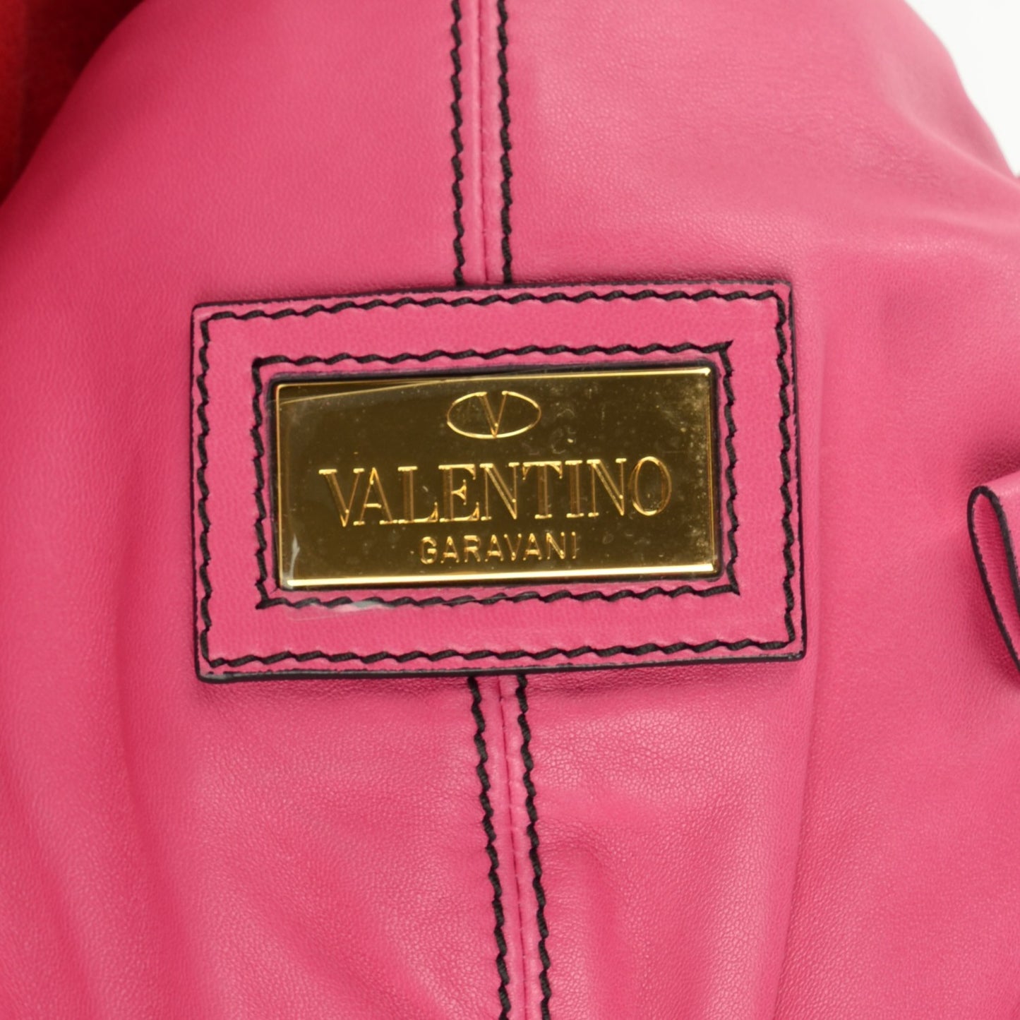 Nappa Ruffle Idylle Tote Fuchsia