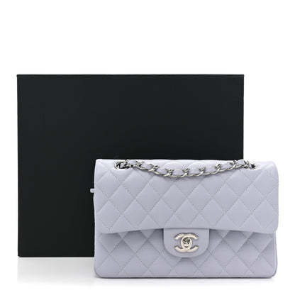 Chanel Caviar Quilted Small Double Flap Light Purple 10 of 10
