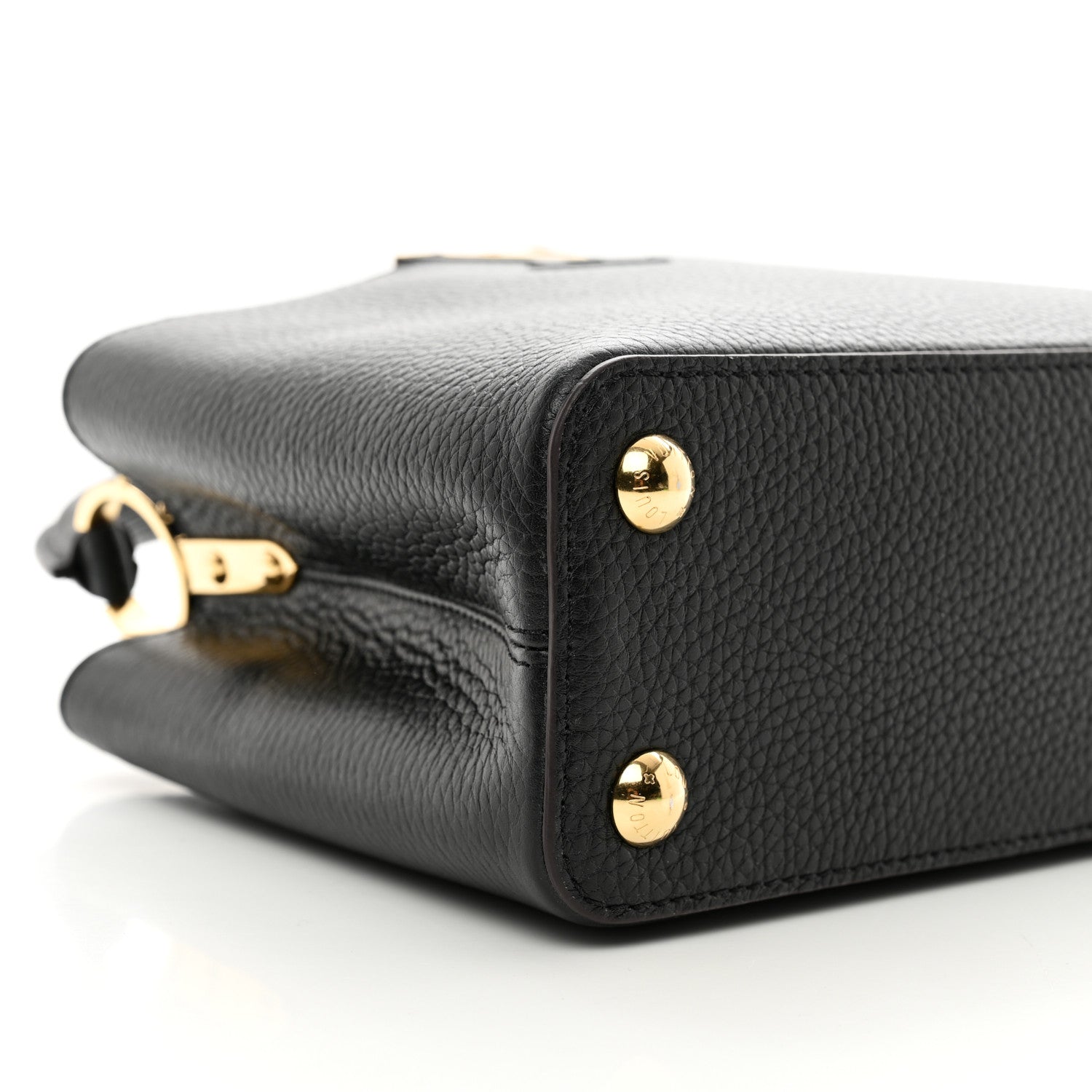 Louis Vuitton Taurillon Capucines BB Black 8 of 9
