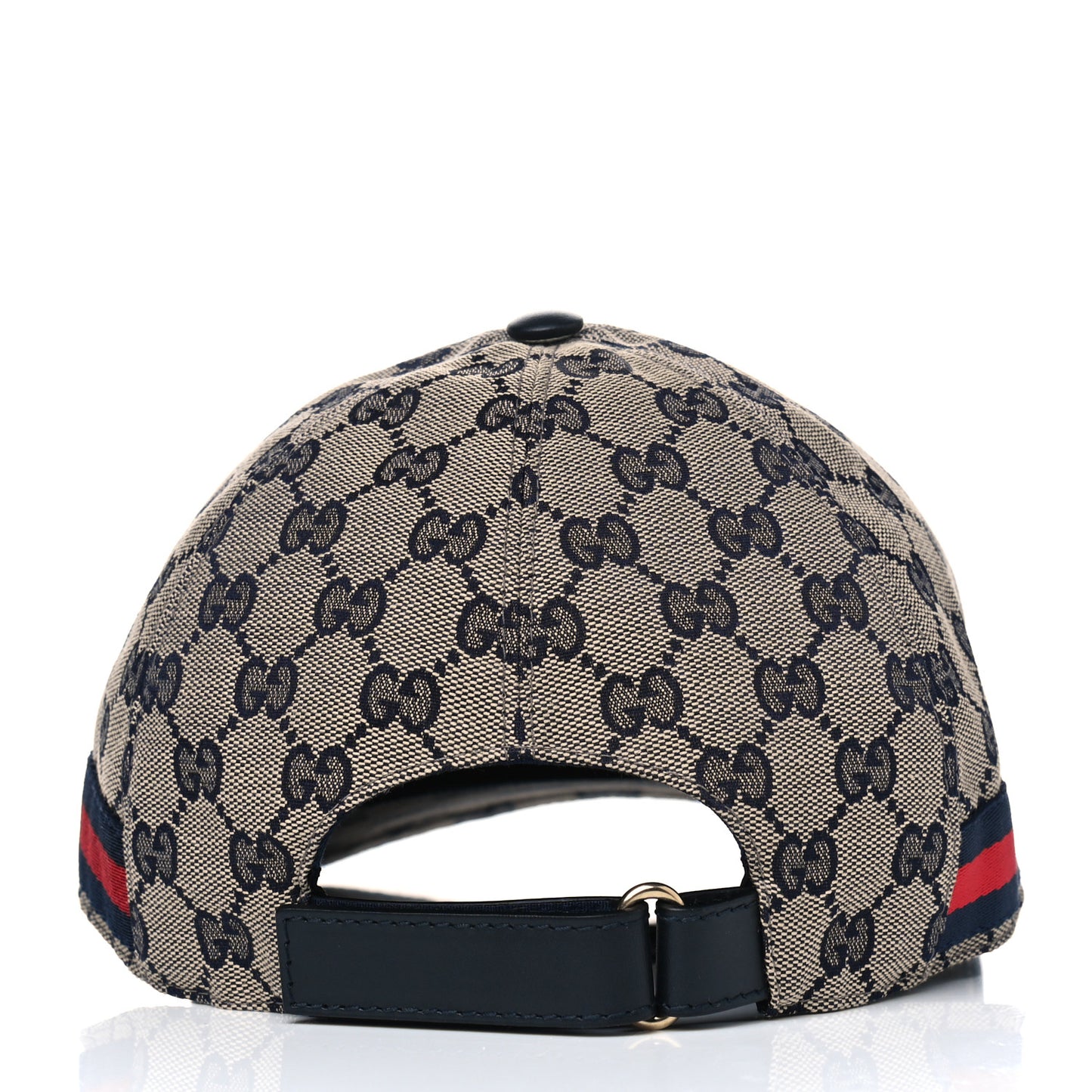 Monogram Web Baseball Hat XL Beige Blue