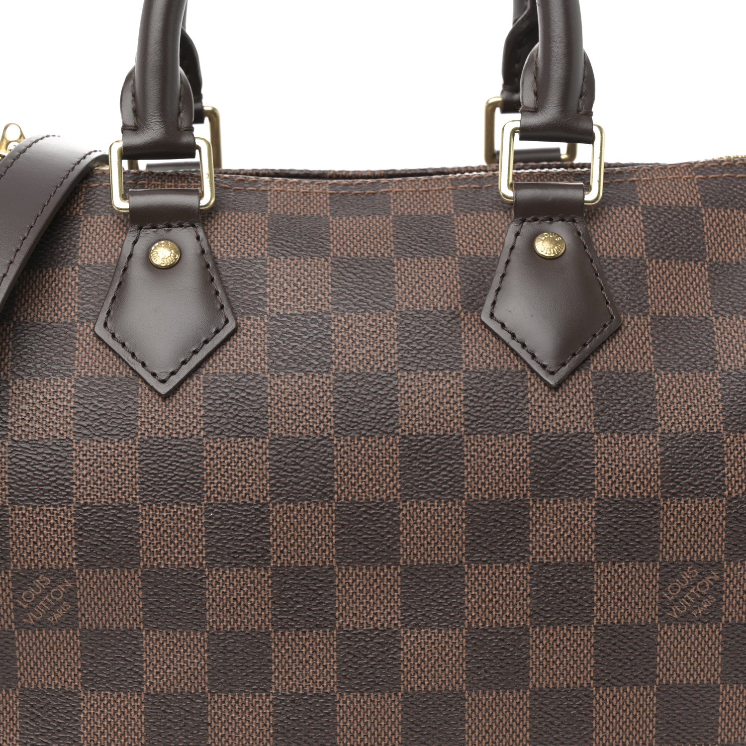 Louis Vuitton Damier Ebene Speedy Bandouliere 25 8 of 10