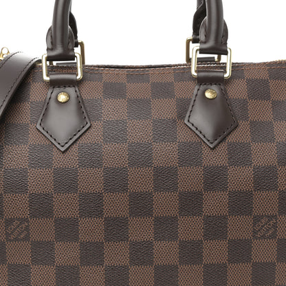 Louis Vuitton Damier Ebene Speedy Bandouliere 25 8 of 10