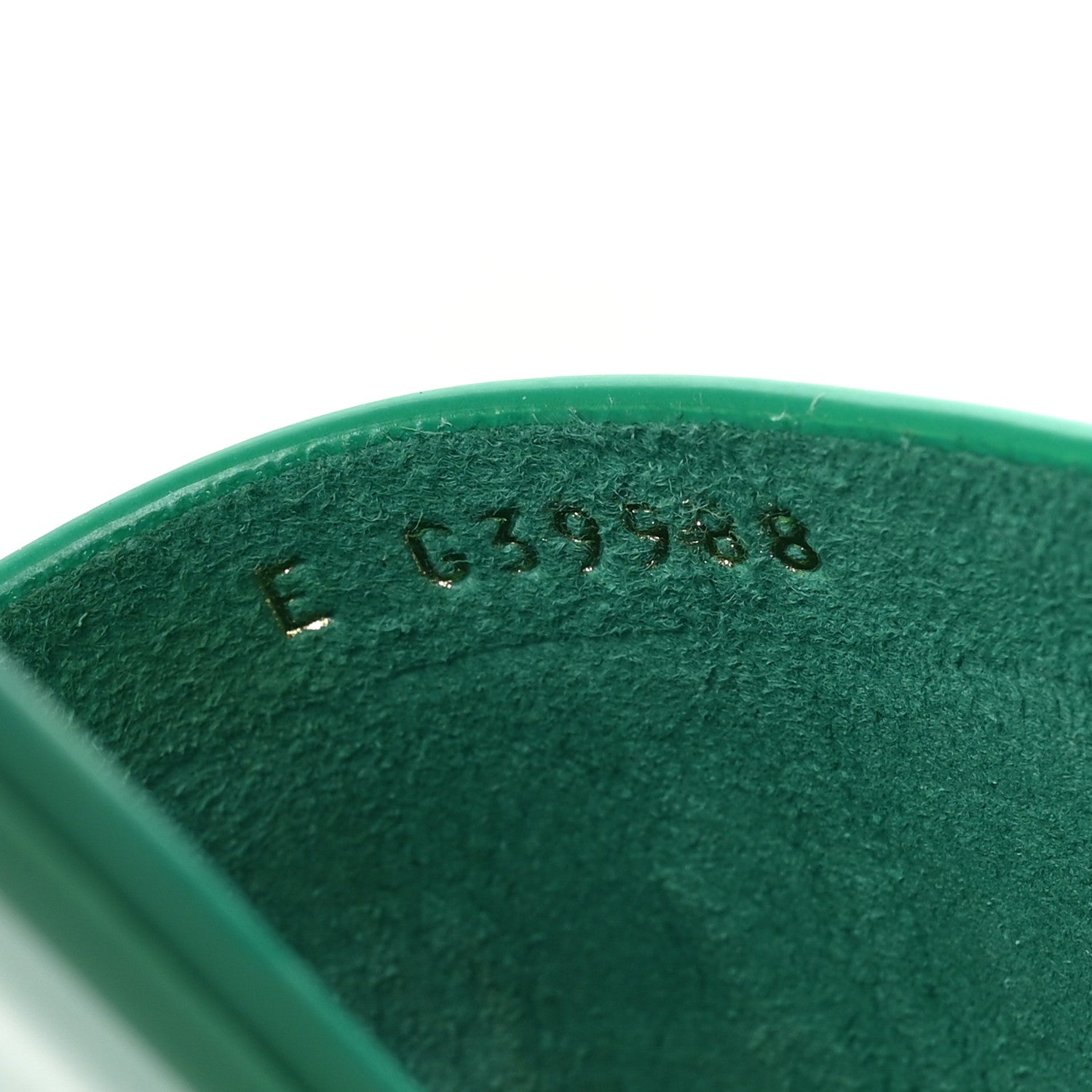 Chanel Calfskin Patent Calfskin Logo Mules 38.5 Green White 7 of 9