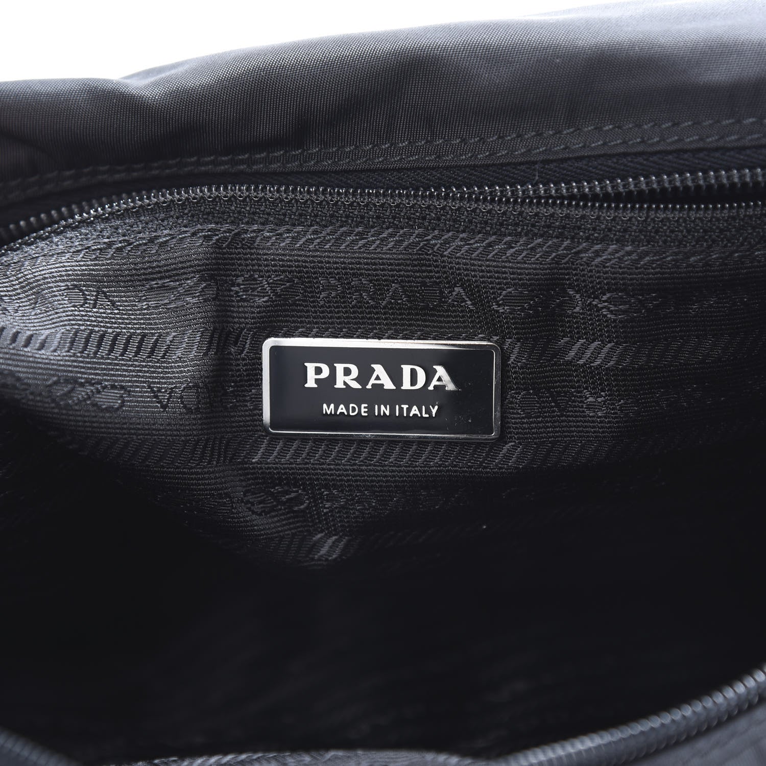 Prada Nylon Vela Sport Messenger Bag Black 6 of 10