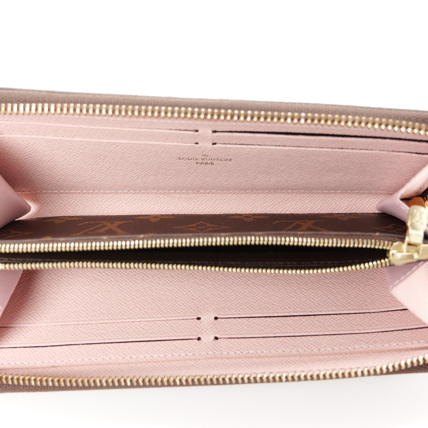 Louis Vuitton Monogram Clemence Wallet Rose Ballerine 5 of 8